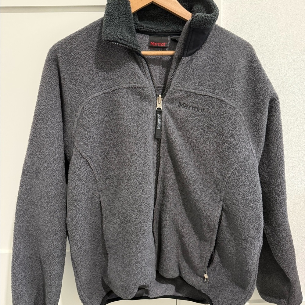 Marmot Gray Fleece Jacket
